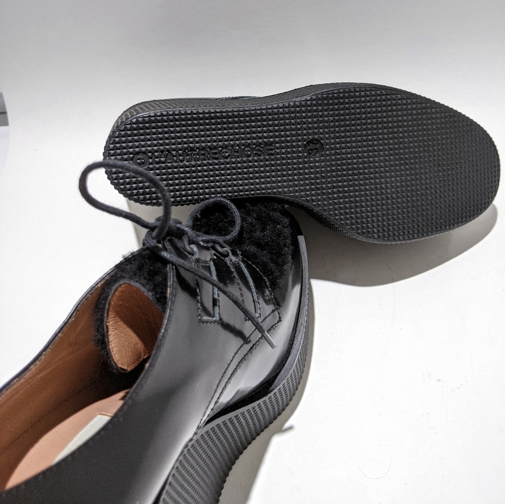 L'AUTRE CHOSE laced platform leather shoes new! - Picture 6 of 7